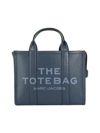 MARC JACOBS | Ledertasche - Tote Bag THE SMALL TOTE BAG | dunkelblau