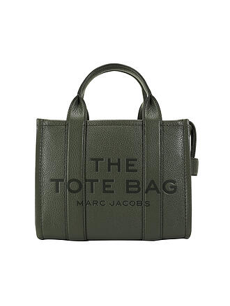 MARC JACOBS | Ledertasche - Tote Mini Bag THE MINI TOTE BAG | olive