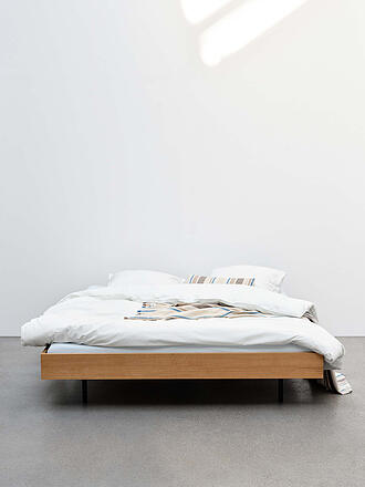 MARC O'POLO HOME | Perkal Bettwäsche Tove 70x90cm / 140x200cm Powder Blue | weiss