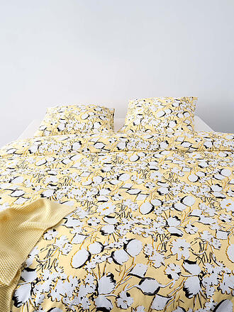 MARC O'POLO HOME | Satin Bettwäsche HANNE 70x90cm / 140x200cm Vivid Green | gelb