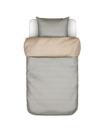 MARC O'POLO HOME | Satin Bettwäsche SILLIA 70x90cm/140x200cm Dark Navy | grau