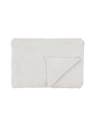 MARC O'POLO HOME | Tagesdecke - Plaid Nordic Knit 130x170cm Garden Green | creme