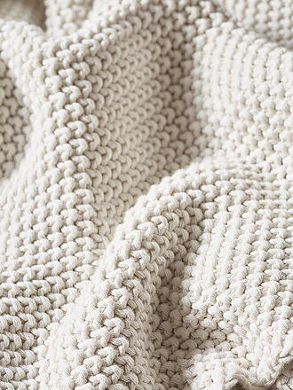 MARC O'POLO HOME | Tagesdecke - Plaid Nordic Knit 130x170cm Garden Green | creme