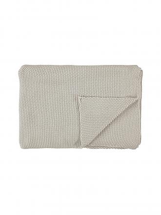 MARC O'POLO HOME | Tagesdecke - Plaid Nordic Knit 130x170cm Garden Green | grau