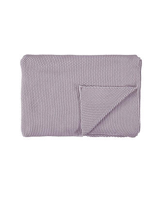 MARC O'POLO HOME | Tagesdecke - Plaid Nordic Knit 130x170cm Garden Green | lila