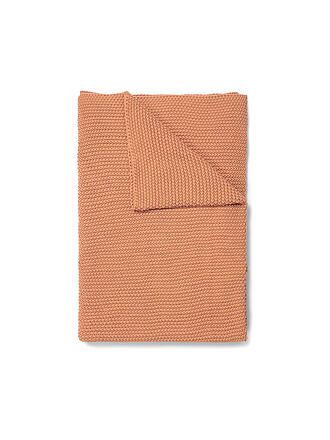 MARC O'POLO HOME | Tagesdecke - Plaid Nordic Knit 130x170cm Garden Green | koralle