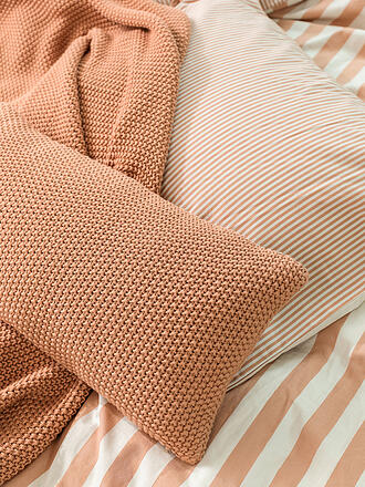 MARC O'POLO HOME | Tagesdecke - Plaid Nordic Knit 130x170cm Garden Green | koralle