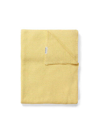 MARC O'POLO HOME | Tagesdecke - Plaid Nordic Knit 130x170cm Garden Green | gelb
