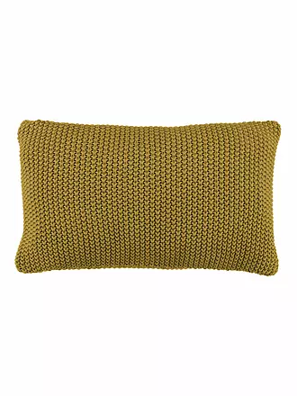 MARC O'POLO HOME | Zierkissen Nordic Knit 30x60cm (Oil Yellow) | orange