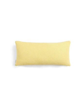 MARC O'POLO HOME | Zierkissen Nordic Knit 30x60cm (Oil Yellow) | gelb