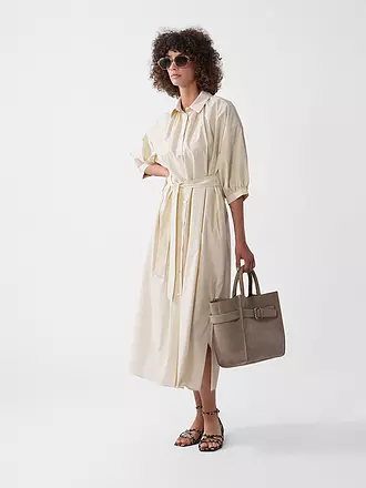 MARC O'POLO | Ledertasche - Shopper Medium | grau