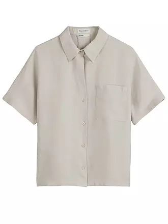 MARC O'POLO | Leinenbluse | dunkelblau