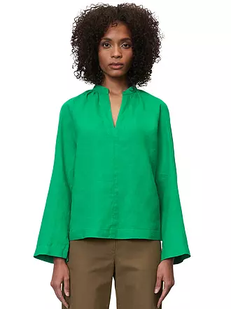 MARC O'POLO | Leinenbluse | braun