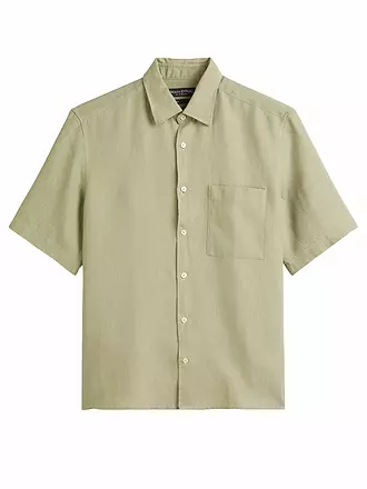 MARC O'POLO | Leinenhemd Regular Fit | olive
