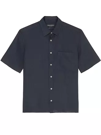 MARC O'POLO | Leinenhemd Regular Fit | dunkelblau