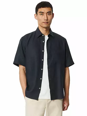 MARC O'POLO | Leinenhemd Regular Fit | dunkelblau