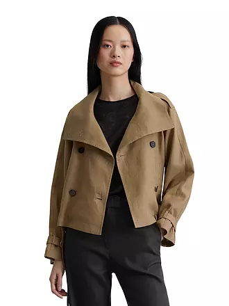 MARC O'POLO | Leinenjacke | braun