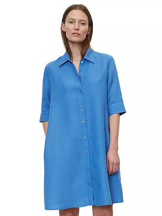 MARC O'POLO | Leinenkleid | blau