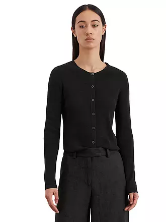 MARC O'POLO | Strickjacke | schwarz