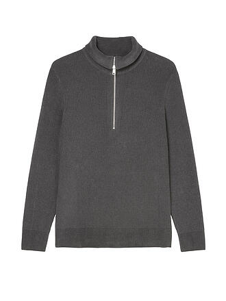 MARC O'POLO | Troyer Pullover | grau