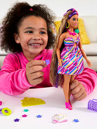 MATTEL | Barbie Totally Hair Puppe (brünett) im Blumen-Print Kleid | keine Farbe