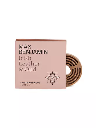 MAX BENJAMIN | Auto Duft Nachfüllung CLASSIC COLLECTION Irish Leather & Oud | hellgrau