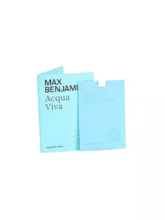 MAX BENJAMIN | Duftkarte CLASSIC COLLECTION Dodici | hellblau