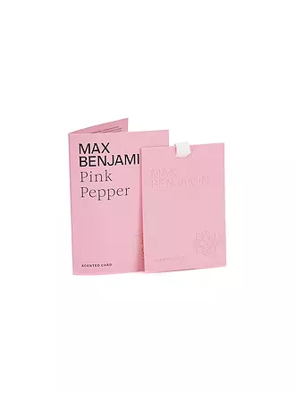 MAX BENJAMIN | Duftkarte CLASSIC COLLECTION Irish Leather & Oud | pink