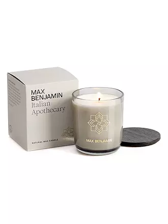 MAX BENJAMIN | Duftkerze CLASSIC COLLECTION 210g French Linen | hellgrau