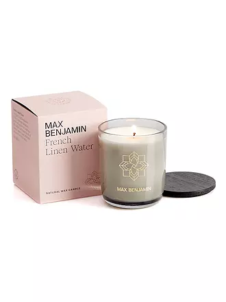 MAX BENJAMIN | Duftkerze CLASSIC COLLECTION 210g Irish Leather & Oud | rosa