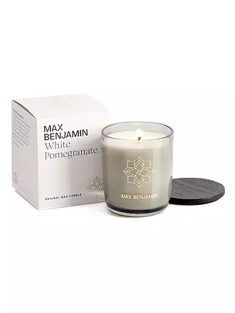 MAX BENJAMIN | Duftkerze CLASSIC COLLECTION 210g Irish Leather & Oud | weiss