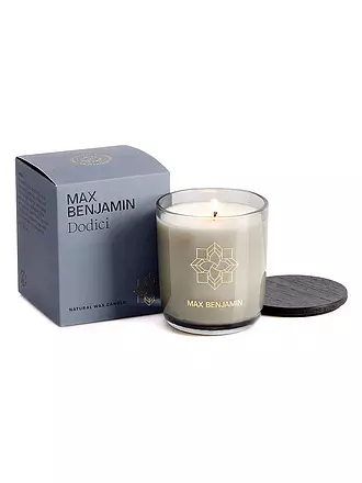 MAX BENJAMIN | Duftkerze CLASSIC COLLECTION 210g Irish Leather & Oud | grau