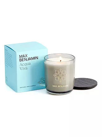 MAX BENJAMIN | Duftkerze CLASSIC COLLECTION 210g Italian Apothecary | hellblau