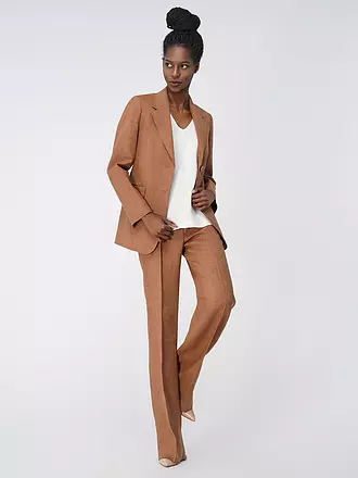 MAX MARA STUDIO | Leinenblazer TECA | braun