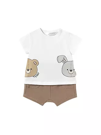 MAYORAL | Baby Set 2-teilig T-Shirts und Shorts | braun
