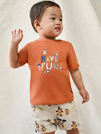 MAYORAL | Baby Set 3-teilig T-Shirt, Shorts, Kappe | orange