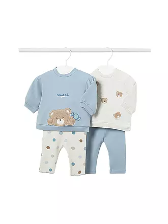 MAYORAL | Baby Set 4-tlg. Sweater und Pullover | hellblau
