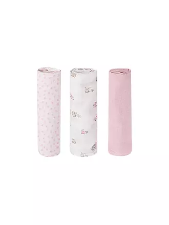 MAYORAL | Baby Stoffwindel - Multuch 3er Pkg. beige | rosa