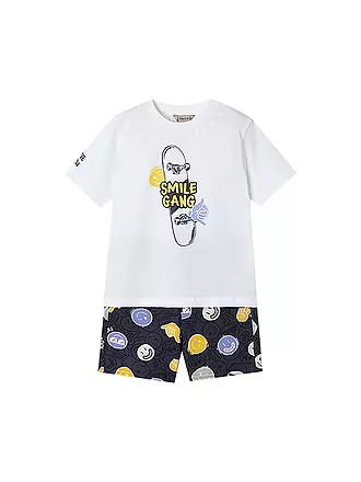 MAYORAL | Jungen Set 2-teilig T-Shirt und Shorts | weiss