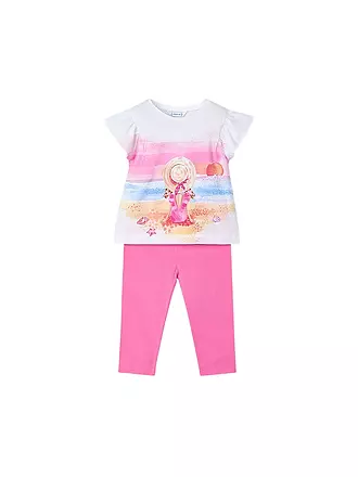 MAYORAL | Mädchen Set 2-teilig T-Shirt und Leggings | pink