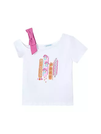 MAYORAL | Mädchen T-Shirt | weiss