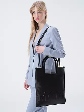 MCM | Ledertasche - Tote Bag AREN Medium | schwarz