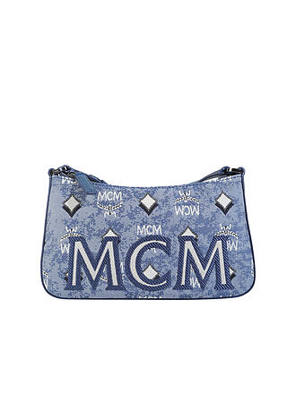 MCM | Mini Bag Vintage Jacquard | blau