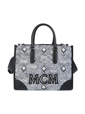 MCM | Tasche - Shopper VINTAGE JACQUARD S | blau