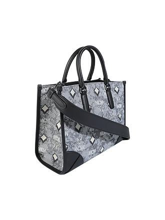 MCM | Tasche - Shopper VINTAGE JACQUARD S | blau