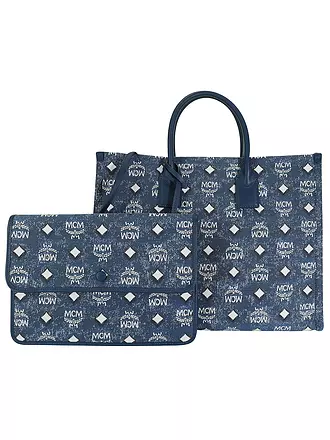 MCM | Tasche - Tote Bag MÜNCHEN Large | blau