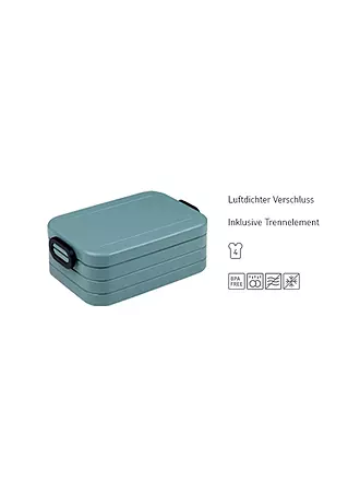 MEPAL | Lunchbox TAKE A BREAK MIDI 18,5x12cm Nordic Sage | grün