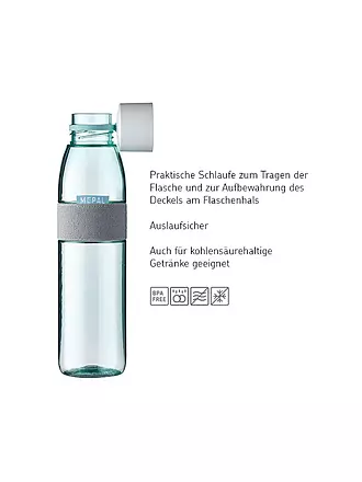 MEPAL | Trinkflasche ELLIPSE 500ml Vivid Blue | dunkelblau