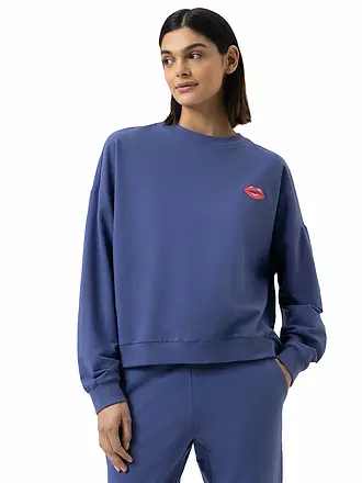 MEY | Loungewear Sweater COZY NIGHTS | blau