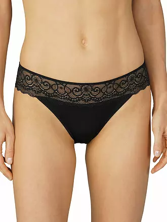 MEY | Mini Slip AMOROUS juicy peach | schwarz